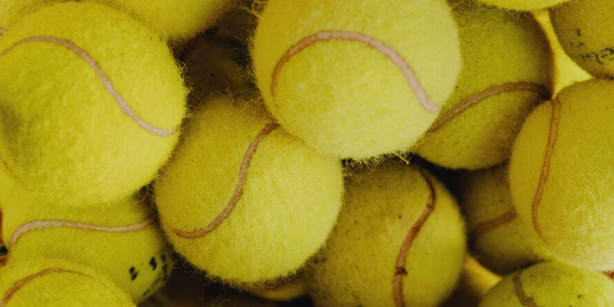 Tennis ball fuzzy